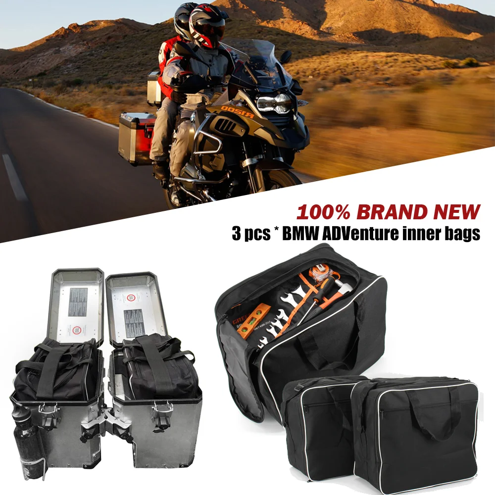 Motorcycle Luggage Bags for BMW R1200GS Adv Black Inner Bags R 1200 GS Adventure WATER-COOLED R1250GS R 1250 GS Adventure