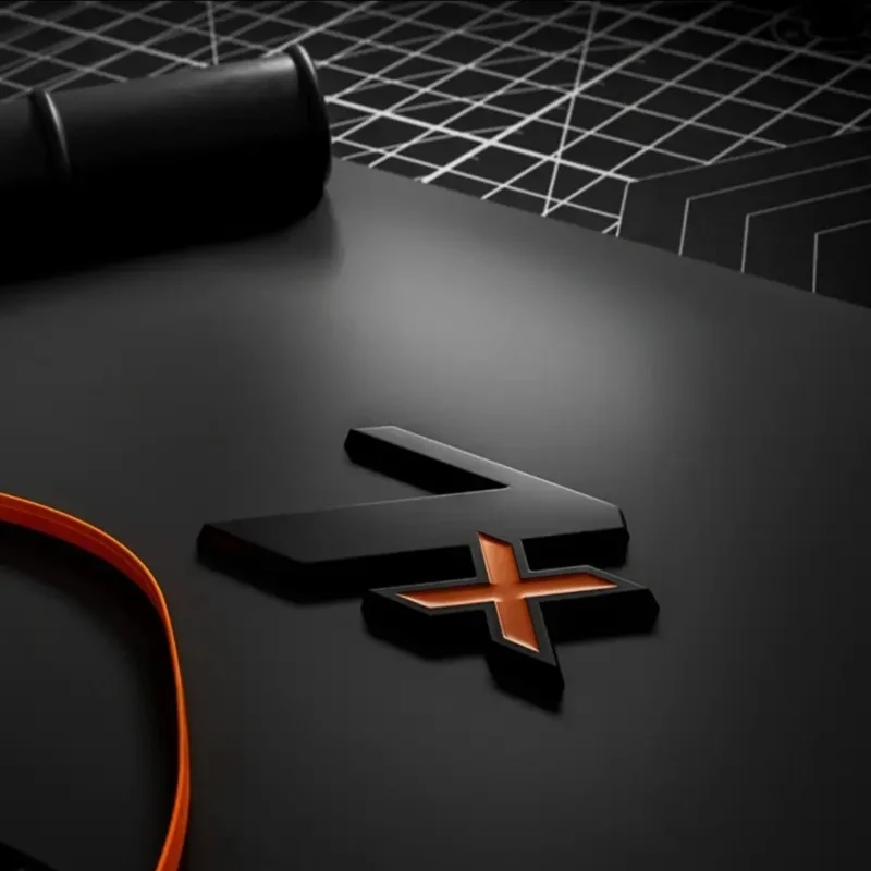 3D Metal 7X Letter Car Rear Badge Emblem Sticker Gloss Black Logo For ZEEKR 7X Auto Exterior Styling Accessories