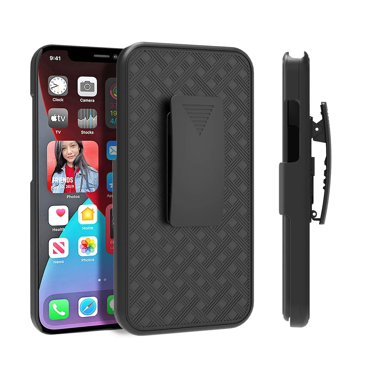 Waist BELT CLIP Case For IPhone 17 Air 15 14 13 12 Pro Cover for IPhone 16 pro max 13 12 Mini 11 Pro Max Back Cover