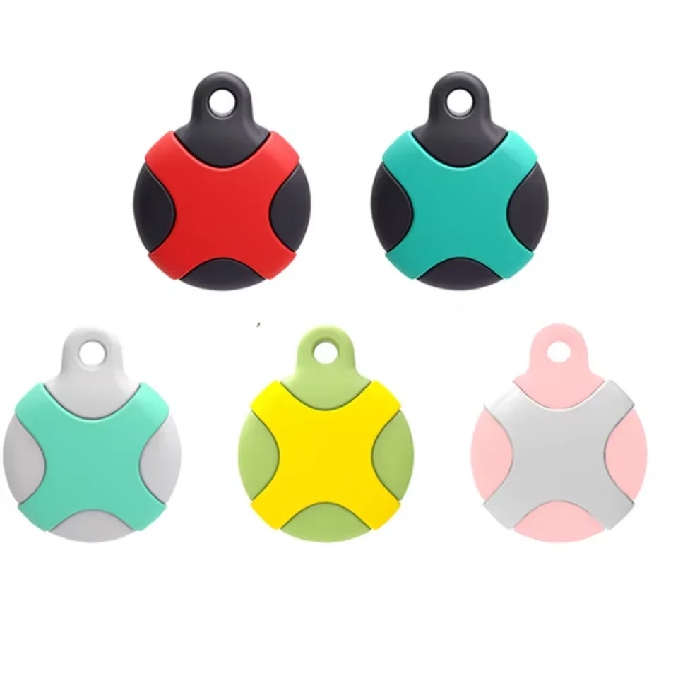 Waterproof AirTag Holder Keychain Ring- Anti-Scratch Accessories Protective Case Cover for Kids, Luggage, Wallet, and Dog Collar view 2