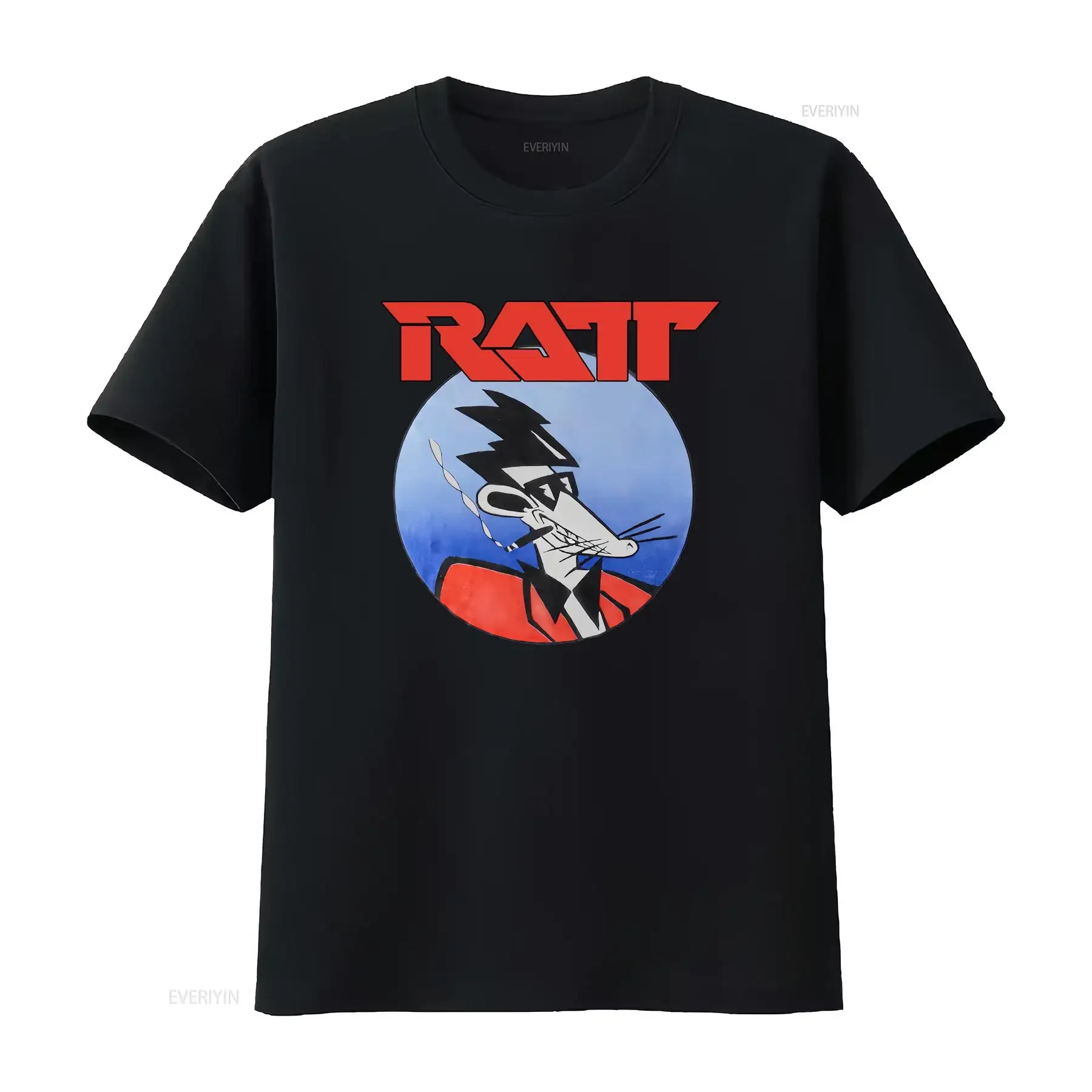 

1987 Ratt Dancing Undercover World Tour T Shirt Double Sided vintage Washed fashion Top For Everyday Wear Comfortable homme