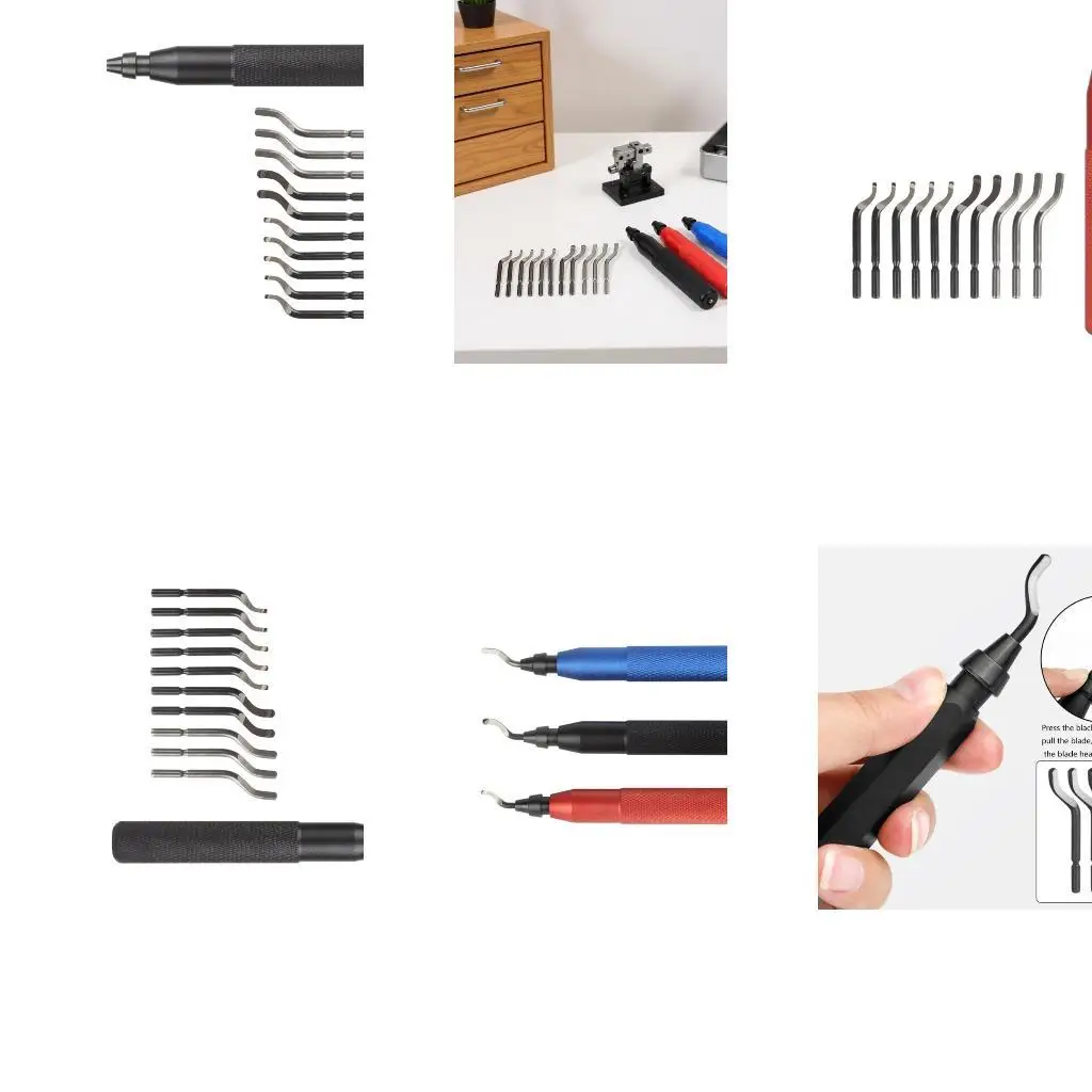 3D Printing Cutter Tool With 10 Replaceable Inserts For Metal Aluminum Model Finishing  D2RC