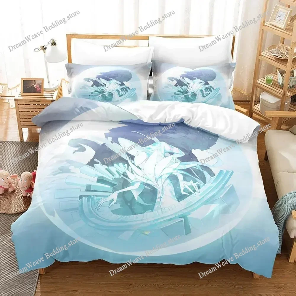 Game DEEMO II Bedding Set Single Twin Full Queen King Size Bed Set Adult Kid Bedroom Duvet Cover Sets 3D Anime Bed Sheet Set592F