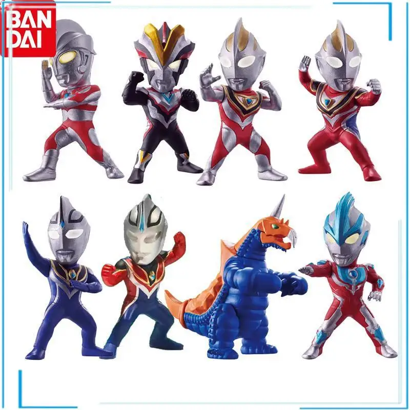 

BANDAI CONVERGE MOTION Ultraman Q-version Holiday Gifts Collection Ornament Action Figure Model Toys