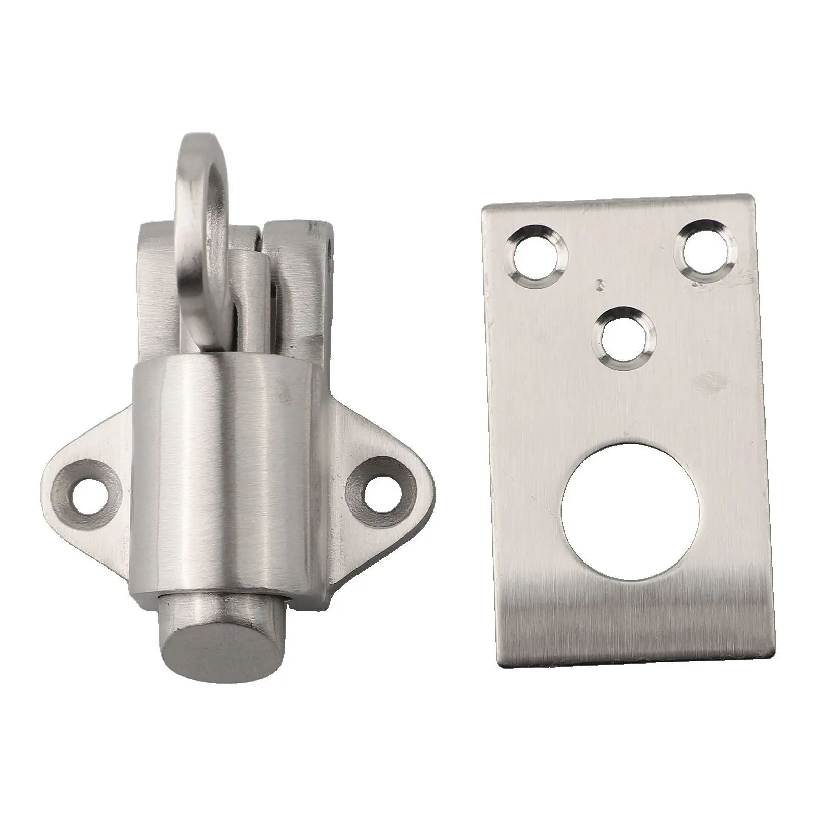 Chiusura automatica per porta con chiusura automatica in acciaio inossidabile, sicura e sicura, adatta per porte, armadi, corridoio, WC, cucina