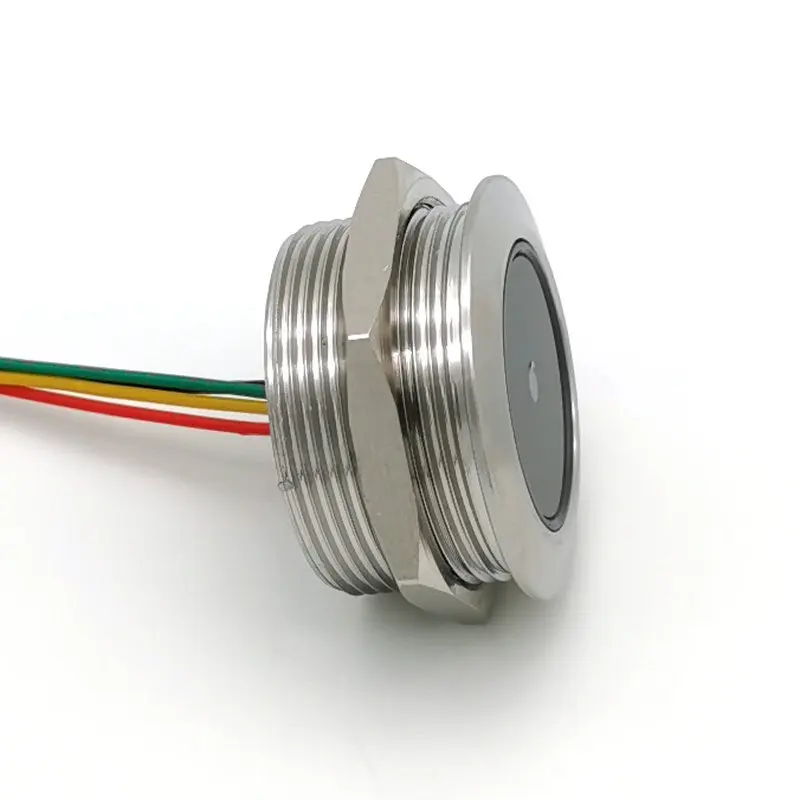 GM60 rundes QR-Code-Scan-Modul, 1D-2D-Identifikationsmodul zum Scannen von Barcodes, Installation von Edelstahlgewinden