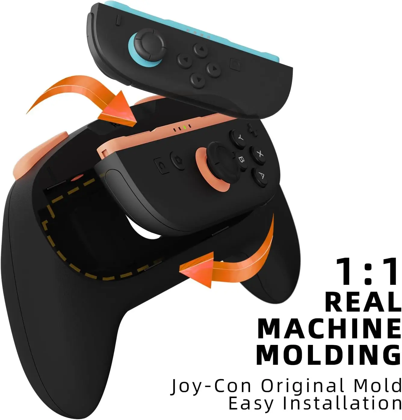 MiniGrip: Joy-Con Grip for Nintendo Switch 2 (2025) 2 Pack, Wear-Resistant & Anti-Slip Switch2 Controllers Grips Handle Kit