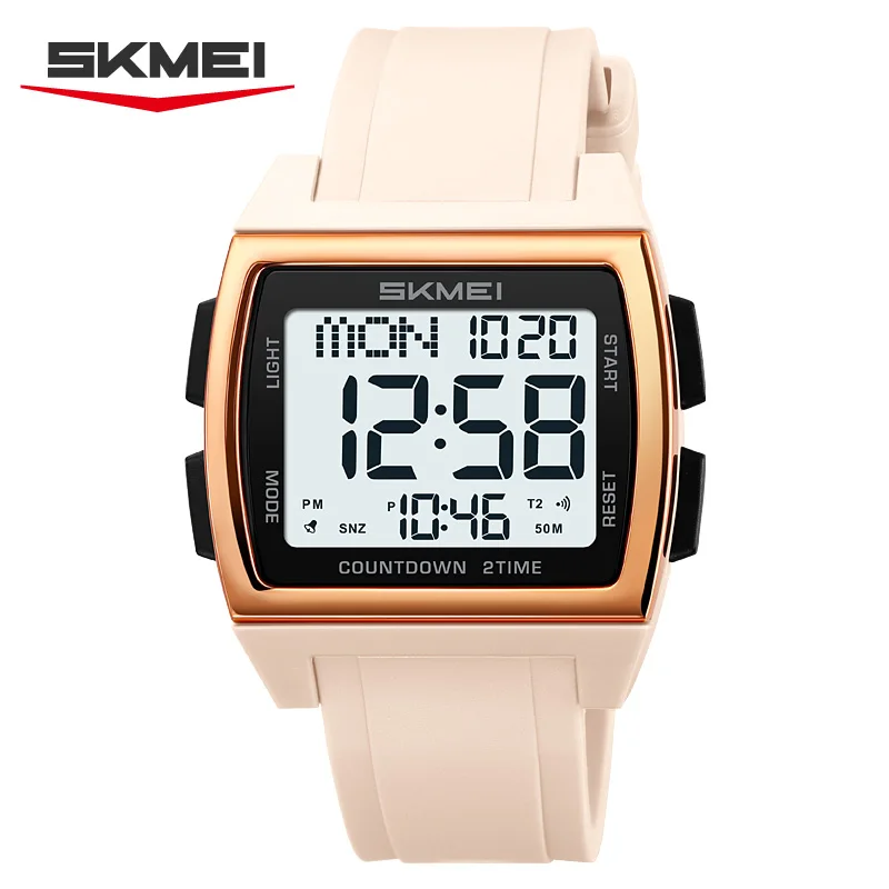 

SKMEI мужские и женские противоударные часы, повседневные многофункциональные водонепроницаемые электронные часы, спортивные цифровые наручные часы Reloj Hombre