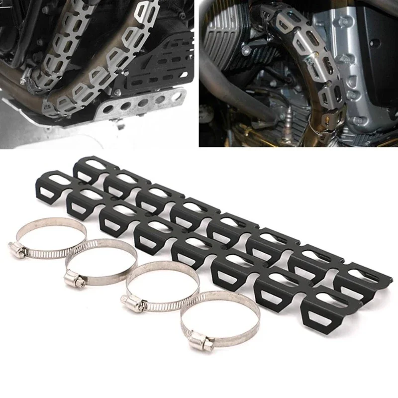 

Motorcycle Modified Exhaust Heat Shield Muffler Pipe Guards Cover Heel Guard Protection For BMW R1200 GS f800 GS f700 GS f650 GS