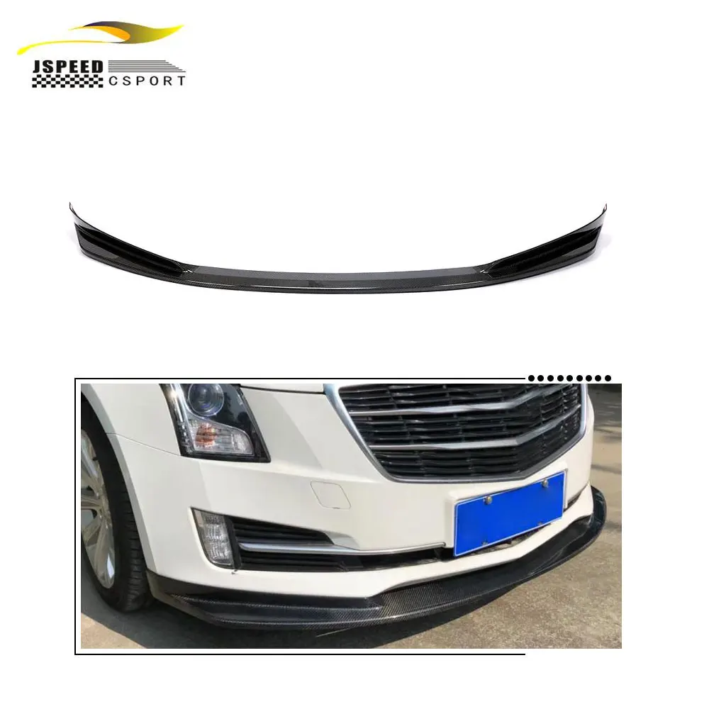 

Suitable for Cadillac ATS 2015-2017 Carbon fiber front lip bumper splitter
