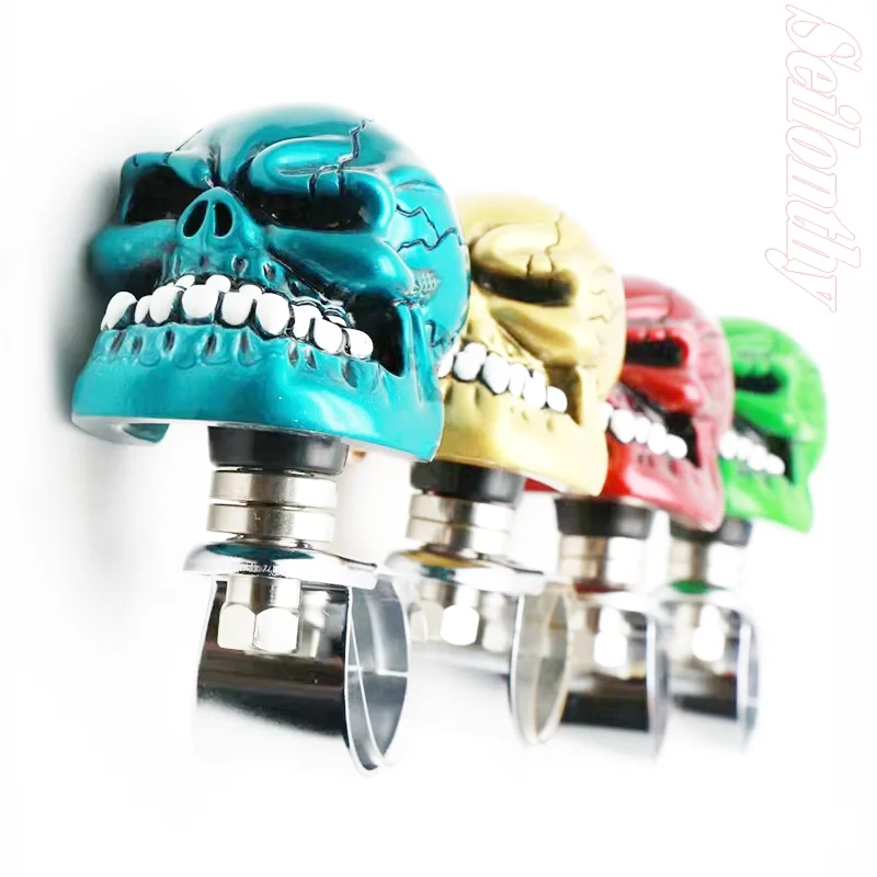 Auto Spinner Knob Auxiliary Booster Car Styling Steering Wheel Booster Skull Head Turning Helper Power Controller