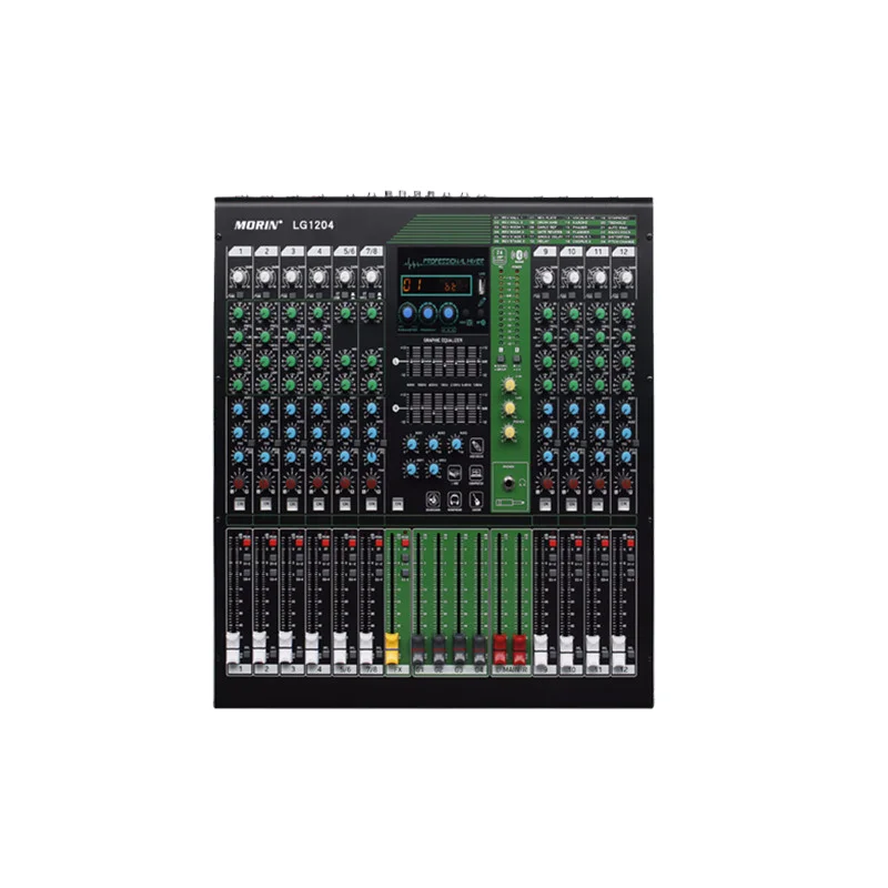 USB MP3 computer Input built in 24 DSP effect  12 channel professional mixer console audio mixing console