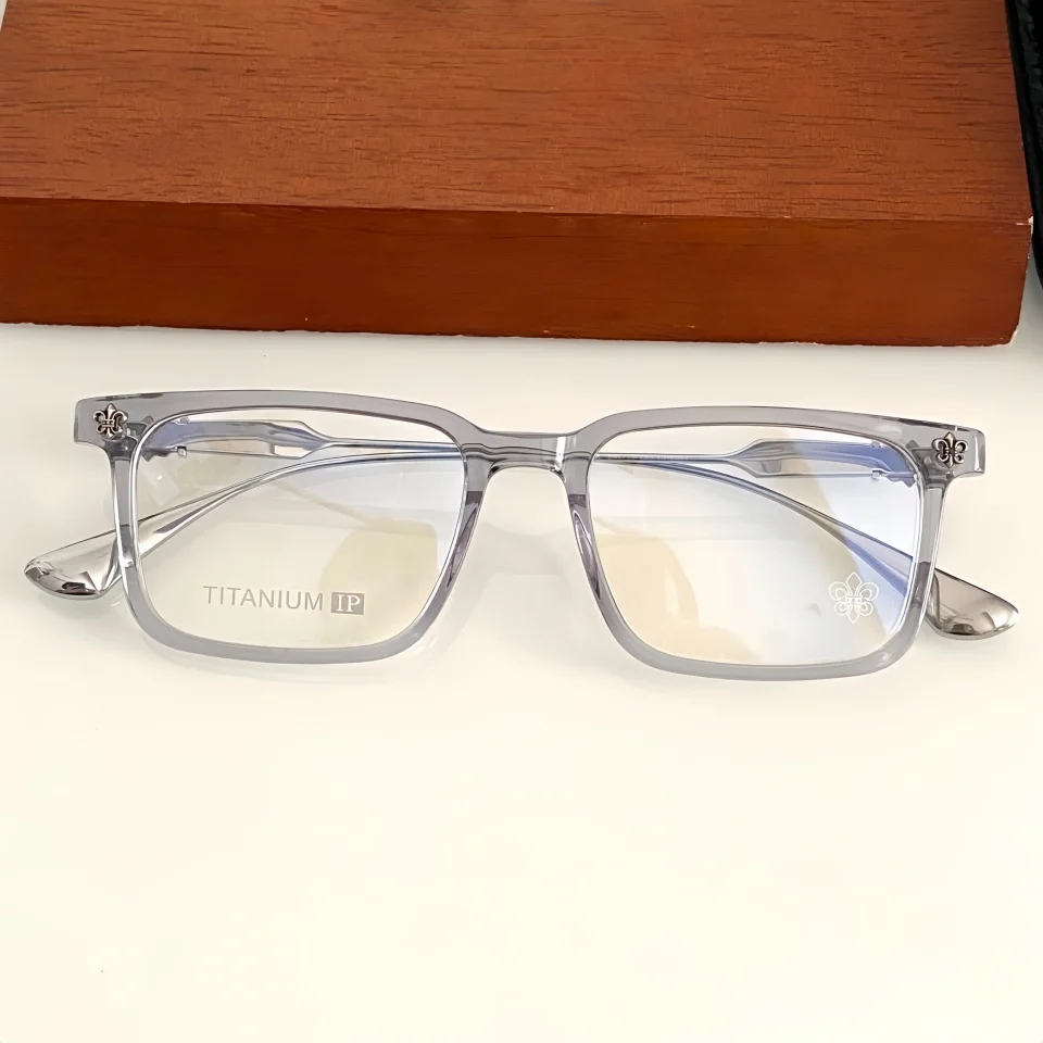 청소년용 아세테이트 디자이너 브랜드 안경테 여성용 고품질 문학적 근시용 독서용 블루라이트 차단 처방 안경