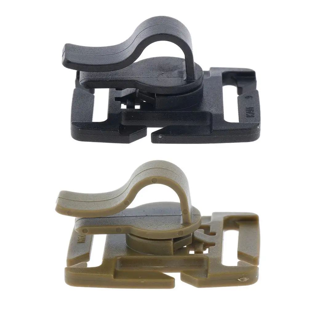 Molle Hydration Tube Clips Water Tube Clip, Replacement Holder Clip for Cycling
