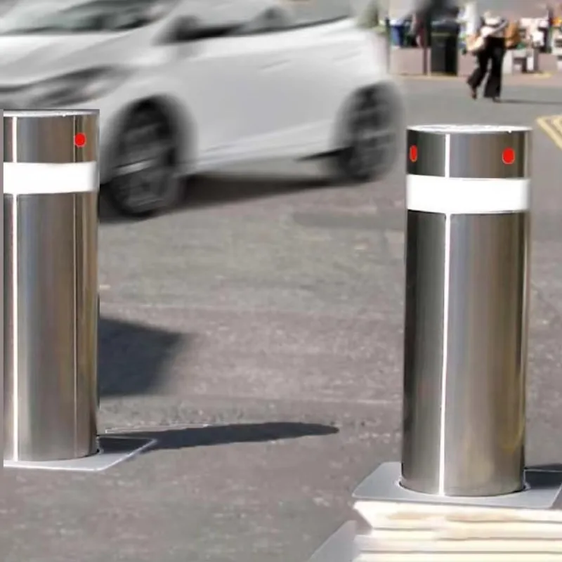 Road Traffic Barrier Hydraulic Lifting Bollard Rising Bollards Automatic Bollard Hydraulic