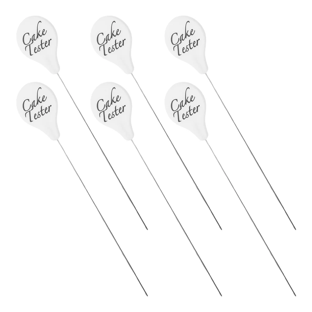 

6 Pcs Cake Tester Baking Stick Measurement Making Tools Item Supplies for Home Bakers Stainless Steel Wire