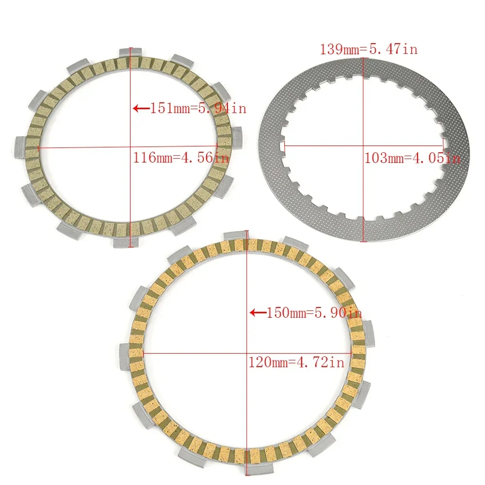 Clutch Friction Plate For Suzuki GSXR250 DR250S VL250 GN250 GN250E GW250 GZ250 TU250 SW-1 Big Boy GSX-R GSXR VL GN GW GZ TU 250