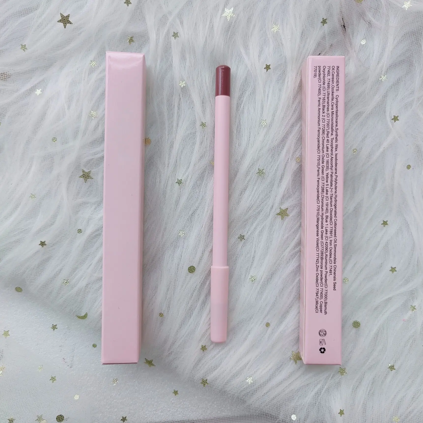 Lip liner Pink Pencil Custom Hot Sale Long Lasting Private Label White Tube 18 Colors Matte Lip Liner Nude Shades