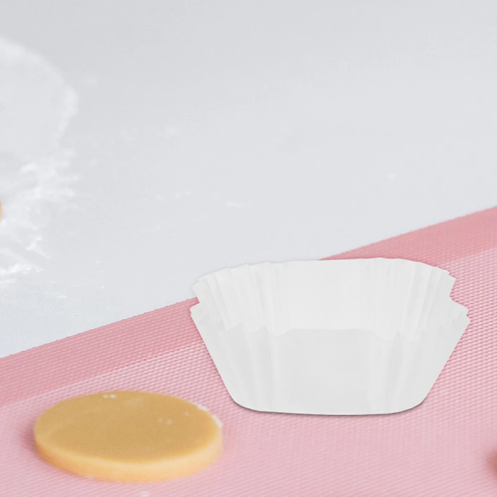 

2000pcs Square Liners Wrapping Paper Cups Food Grade Oil Paper Cupcake Liners Baking Cups Proof Baking Cases Wrappers