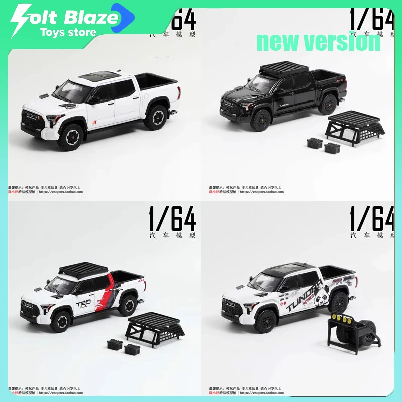

GCD 1/64 Toyota Tundra Off-Road Pickup Truck Alloy Car Model Simulation Static Room Display Cars Model Boy Collectible Car Gift