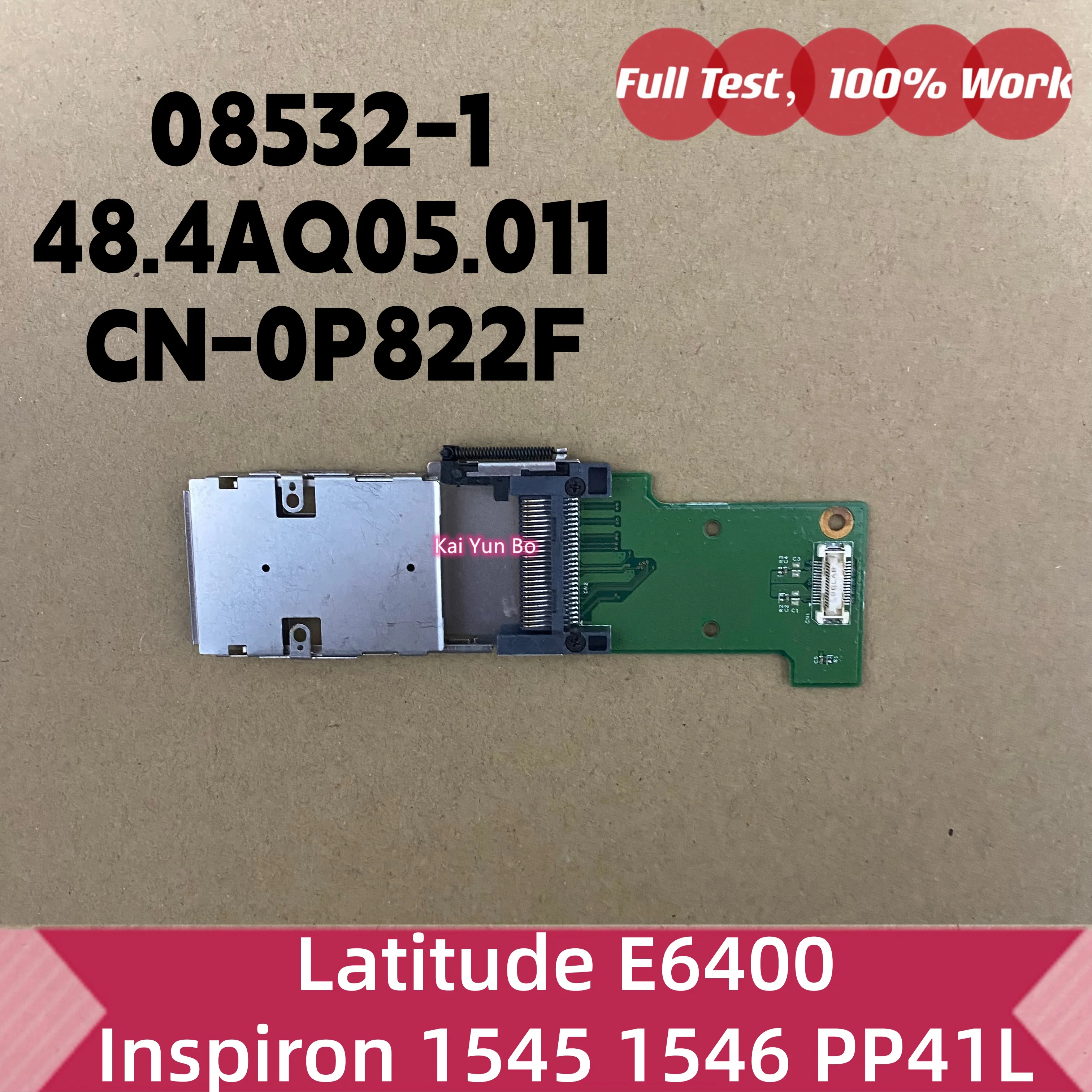 Tarjeta Express para Portátil Dell Latitude E6400 Inspiron 1545 1546 PP41L, 08532-1 48.4AQ05.011 CN-0P822F 0P822F P822F