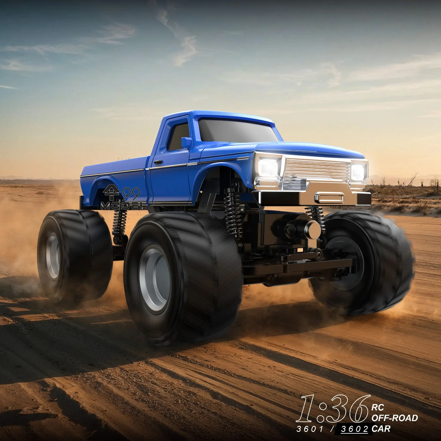 Jouet 1/36 RC voiture sur chenilles 4WD Mini système d'éclairage de véhicule tout-terrain radiocommandé 2.4GHz voiture RC Simulation voiture d'escalade tout-terrain