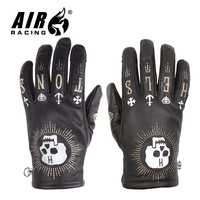 Helstons Motorcycle Gloves Motorcycle Gloves Racing Long Hard Shell Leather Riding Gloves Thick Breathable Gloves