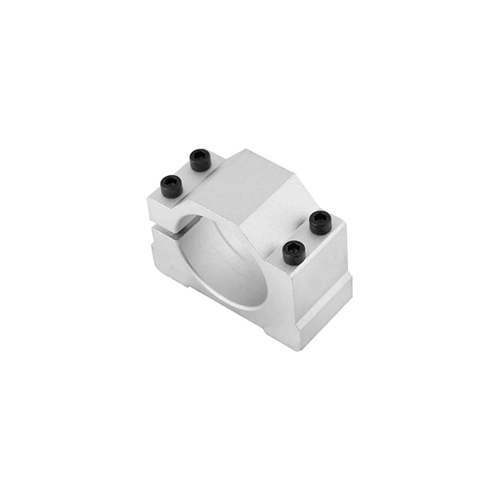 1pc 52 Spindle Motor Bracket Cast Aluminium Spindle Clamp Bracket with 4 Screws for 3D Printing CNC Engraving Millng Machine