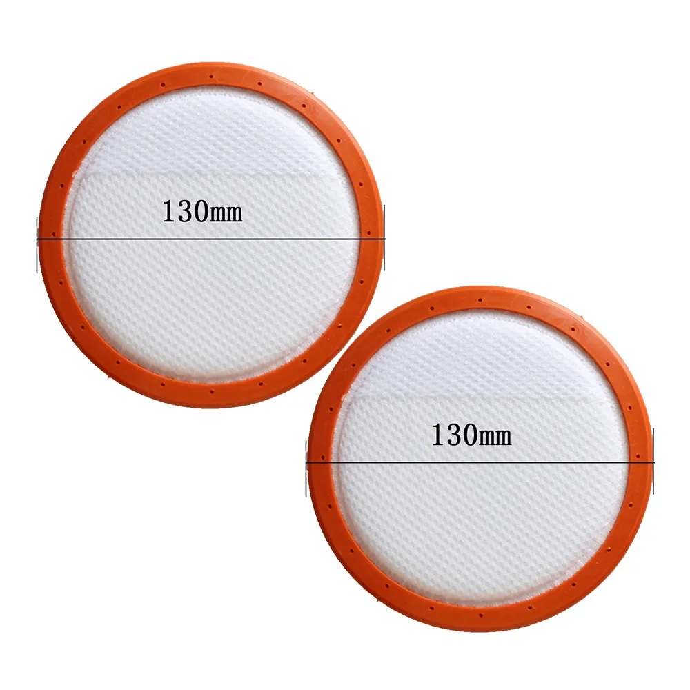 2Pcs 130mm Washable Vacuum Cleaner Filter Round HV Filter Cotton Filter Elements HEPA for Midea C3-L148B C3-L143B VC14A1-VC