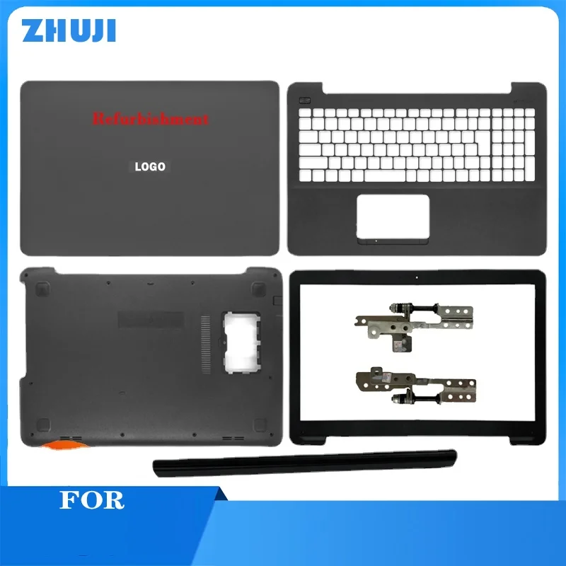 

New For ASUS X555 X555L X554 F555 F555U K555 R556L LCD Back Cover Front Bezel Palmrest Bottom Case Hinges Hinge Cover Plastic