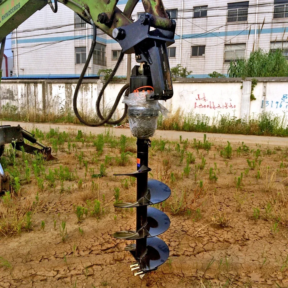Ray Attachment Backhoe Drill Machine Back Hole Digger Excavator Plant Tree