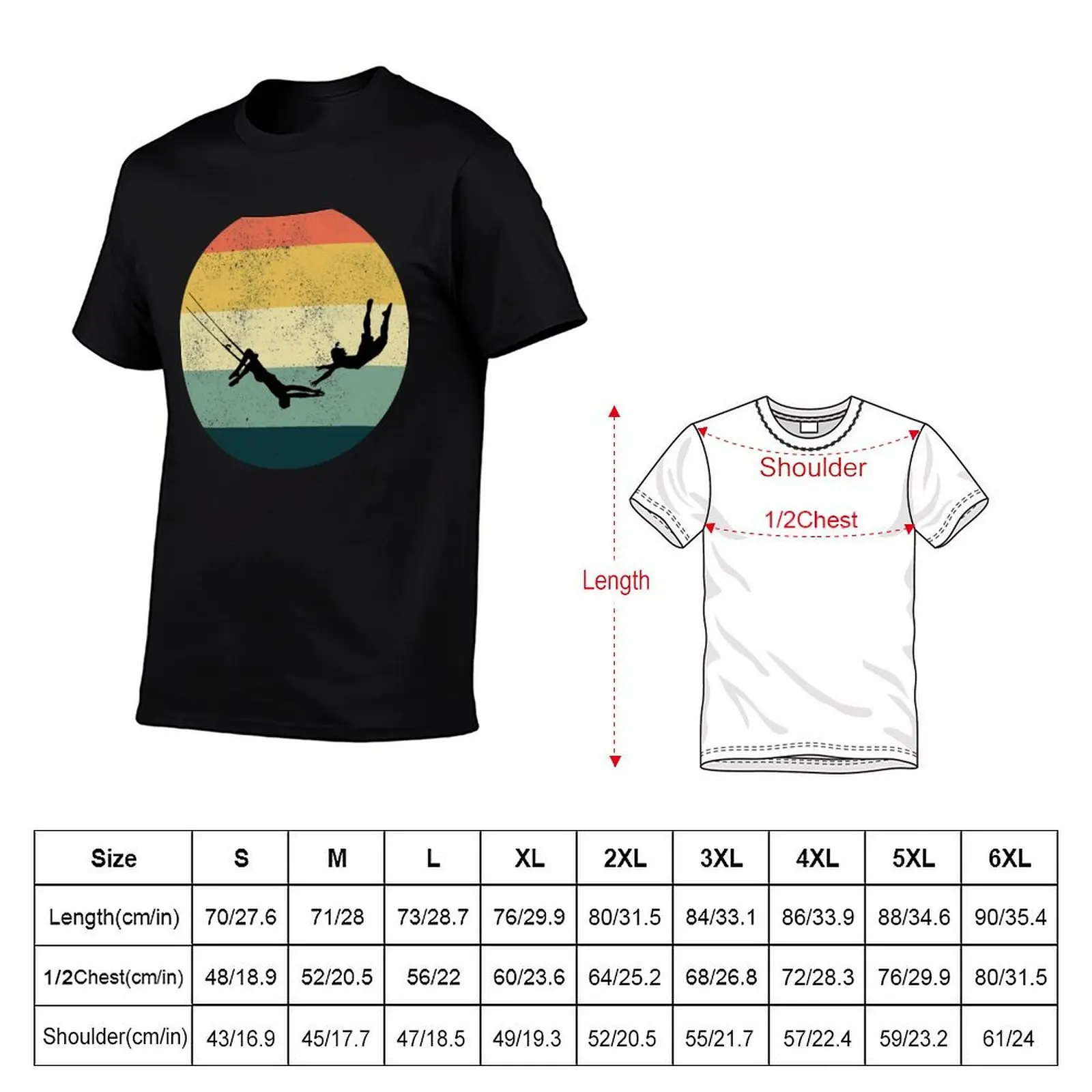 Flying Trapeze Artist Circus Gymnastics Vintage Retro T-Shirt Summer Print Short Sleeve Tee