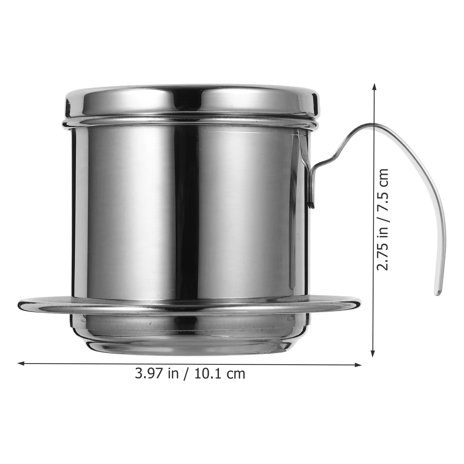 

1pc Stainless Steel Dripper Cup Minimalist Design Portable For Travel Camping Outdoor Making Tool Drip Coffee Filter Coffee