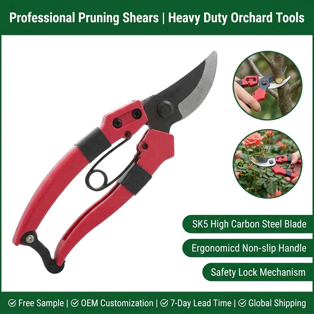 Stainless Steel DIY Lightweight Pruning Gardening Scissors Labor-Saving Multi-Purpose Bird Beak Vintage Traditional Outdoor