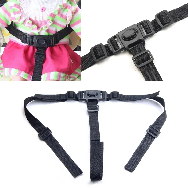 Baby Dining Chair  Safety Belt  Three-Point Strap  Stroller Accessories  Universal For Baby Stroller Series