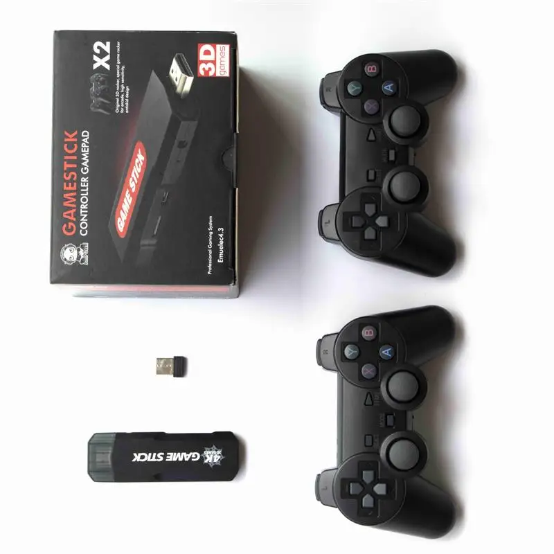 New GD10 Video Game Console 2.4G Double Wireless Controller Game Stick 4K TV Retro 40000 Games 128GB For PS1 GBA Dropshipping