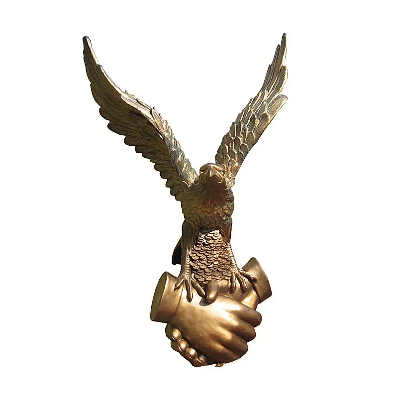 Fiberglass Simulation Eagle Decoration Outdoor Fake Animal Sculpture Model Display