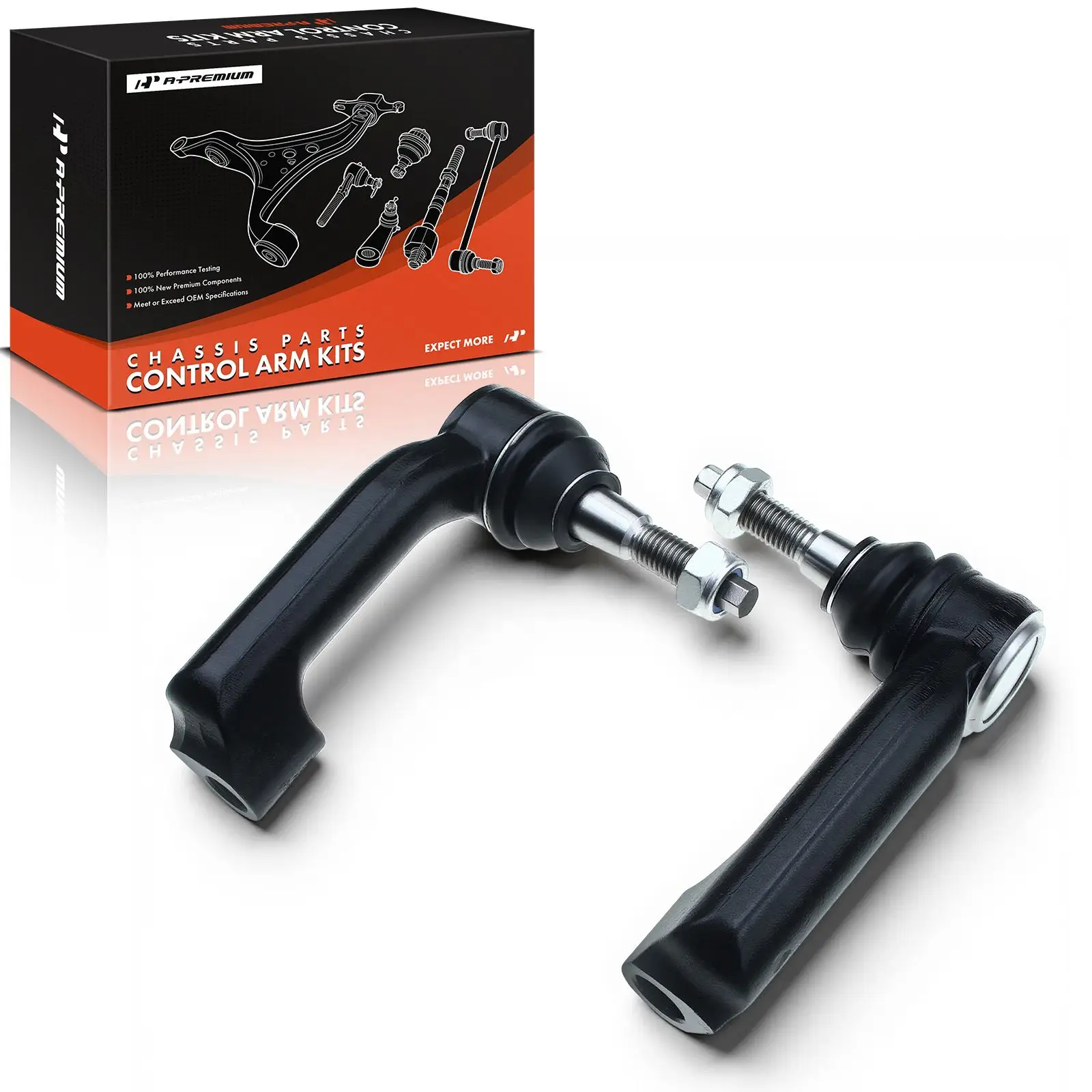 A-Premium 2x Outer Tie Rod End for Ford F-150 2009-2020 Expedition 2007-2021 Lincoln Navigator 2007-2019