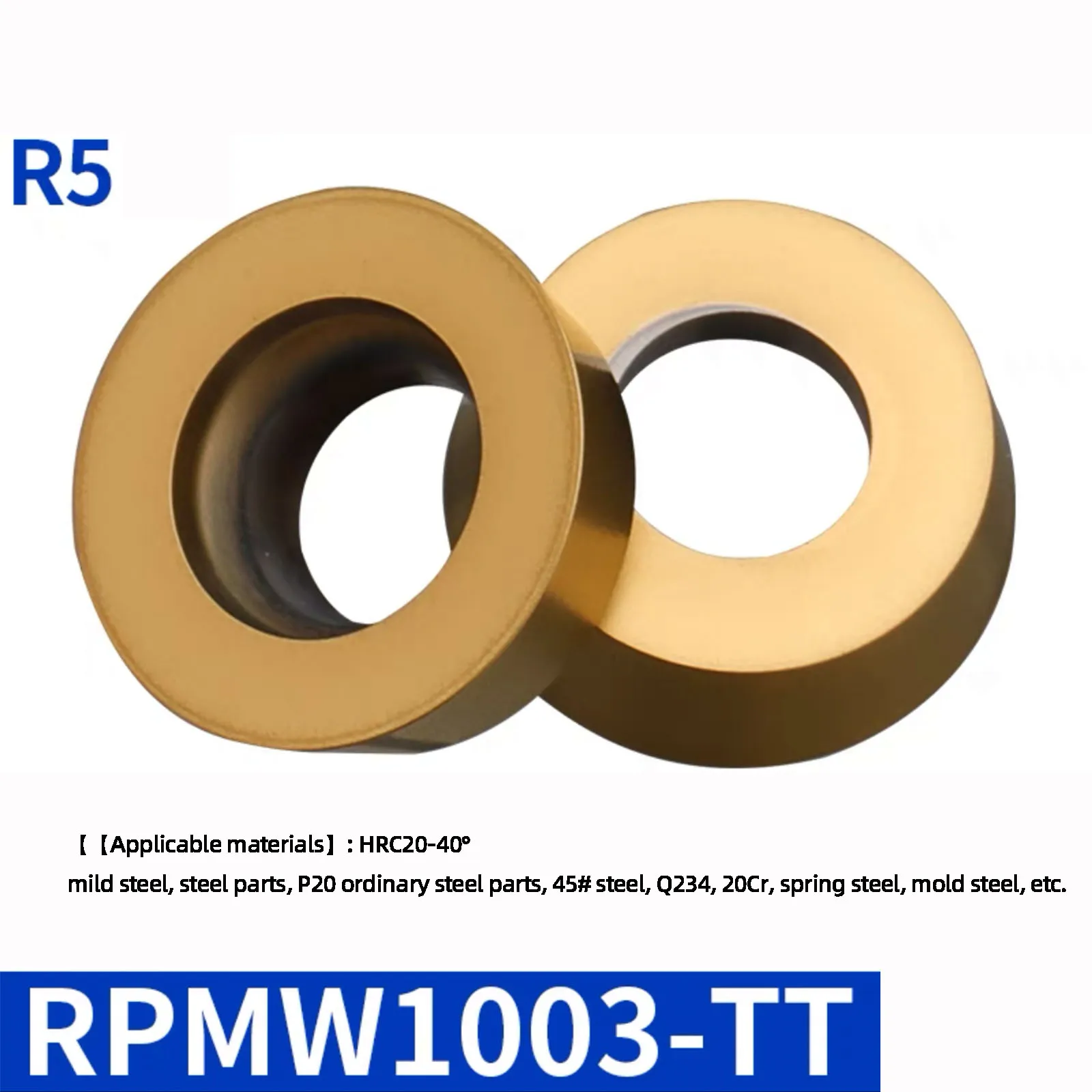 10 stücke rpmw rpmt Hartmetall-Dreh werkzeug Schneide in sätze Drehmaschine runde Einsätze r4/5/6 grobe Fräs drehmaschine rpmt08t2 rpmt10t3 rpmw1003