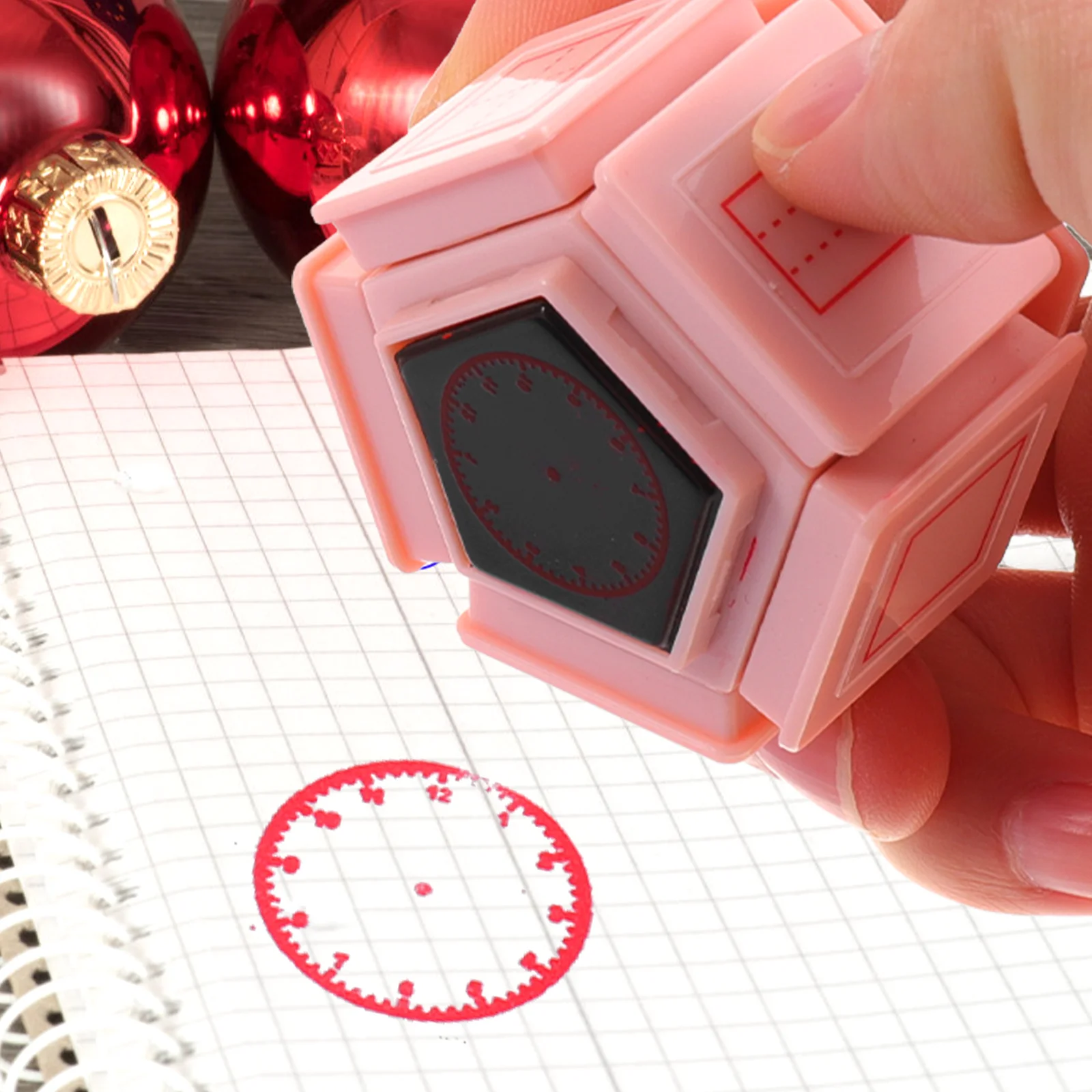 Postage Stamps Children's Learning Chapter Teaching for Kids Toy Toddler Blue Self Inking Multi-function Teacher