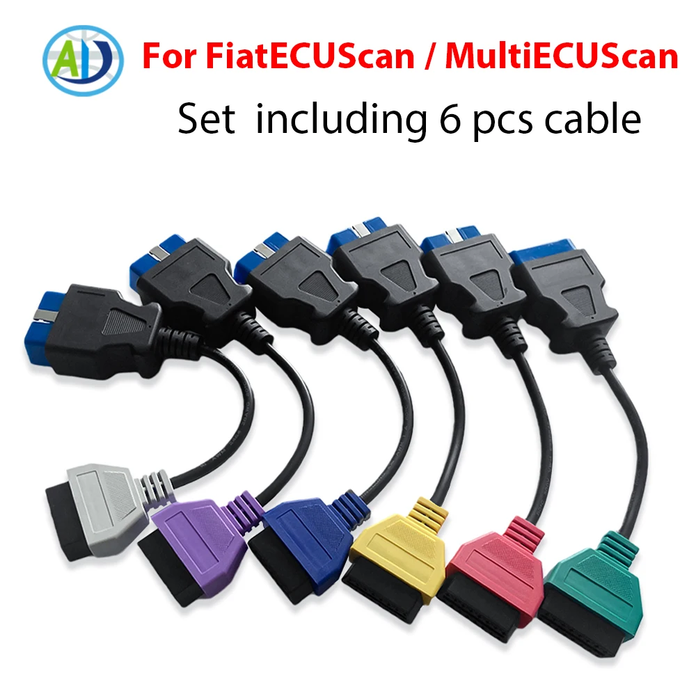 OBD2  Adapter for FiatECUScan Multiecuscan OBDII Auto ECU Scanner Cable for Fiat Alfa Romeo for Lancia OBD Diagnostic Connector