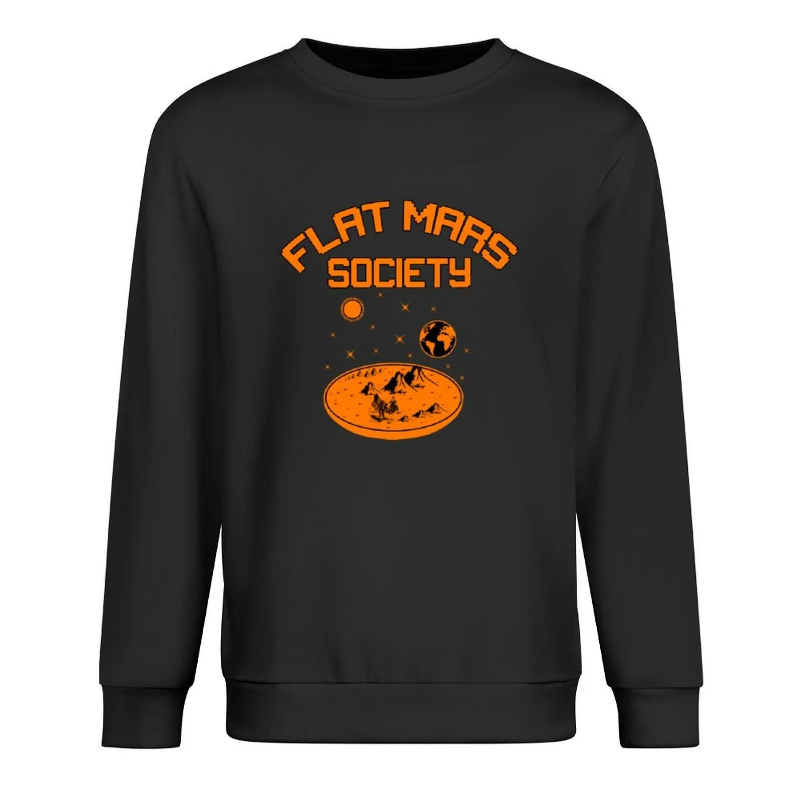 

Flat Mars Society Pullover blouse graphic t shirts men men's clothes autumn hooded sweatshirt
