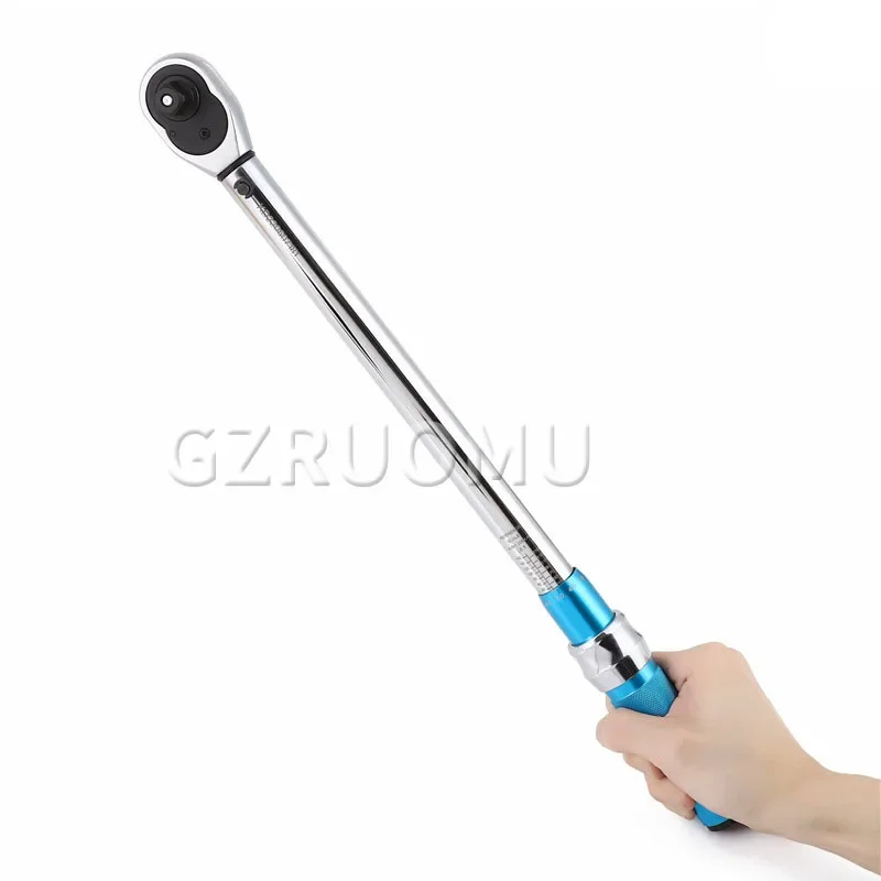 65-350N.m High Precision Torque Wrench 1/2 Inch Square Drive Torques Key ±3% Adjustable Hand Torque Wrench Bicycle Repair Tools