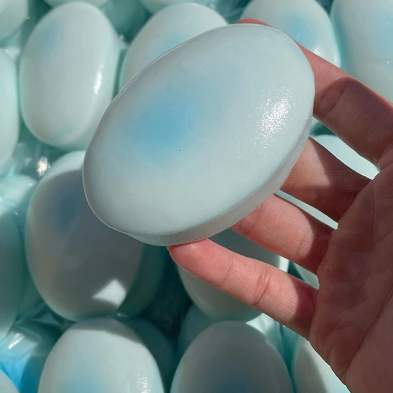 2 Piezas de Juguetes de Simulación de Pastel de Queso y Pan, Juguetes Divertidos de Comida, Juguetes Antiestrés de Rebote Lento para Adultos y Niños