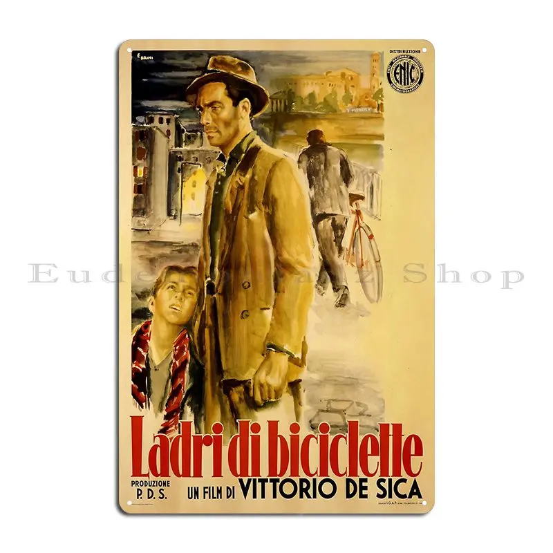 Bicycle Thieves Metal Plaque Poster Wall Decor Club Wall Cave Bar Cave Customize Tin Sign Poster