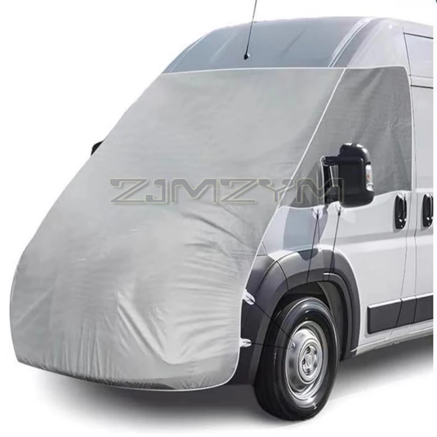 Caravan RV Bonnet Cover Bra Leaf Car Protector Tailgate Sunshade & Rain Awning Tent Heat Insulation Waterproof Dustproof