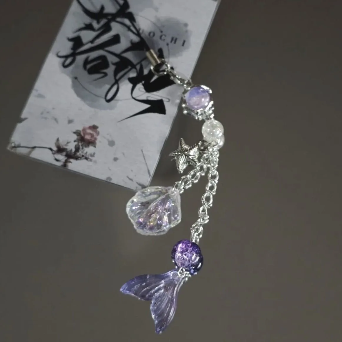 لعبة الحب والفضاء العميق رافاييل تأثيري زوجين سلسلة هواتف ذيل السمكة قلادة كيرينغ حقيبة المفاتيح مجوهرات الدعامة اكسسوارات هدية #2