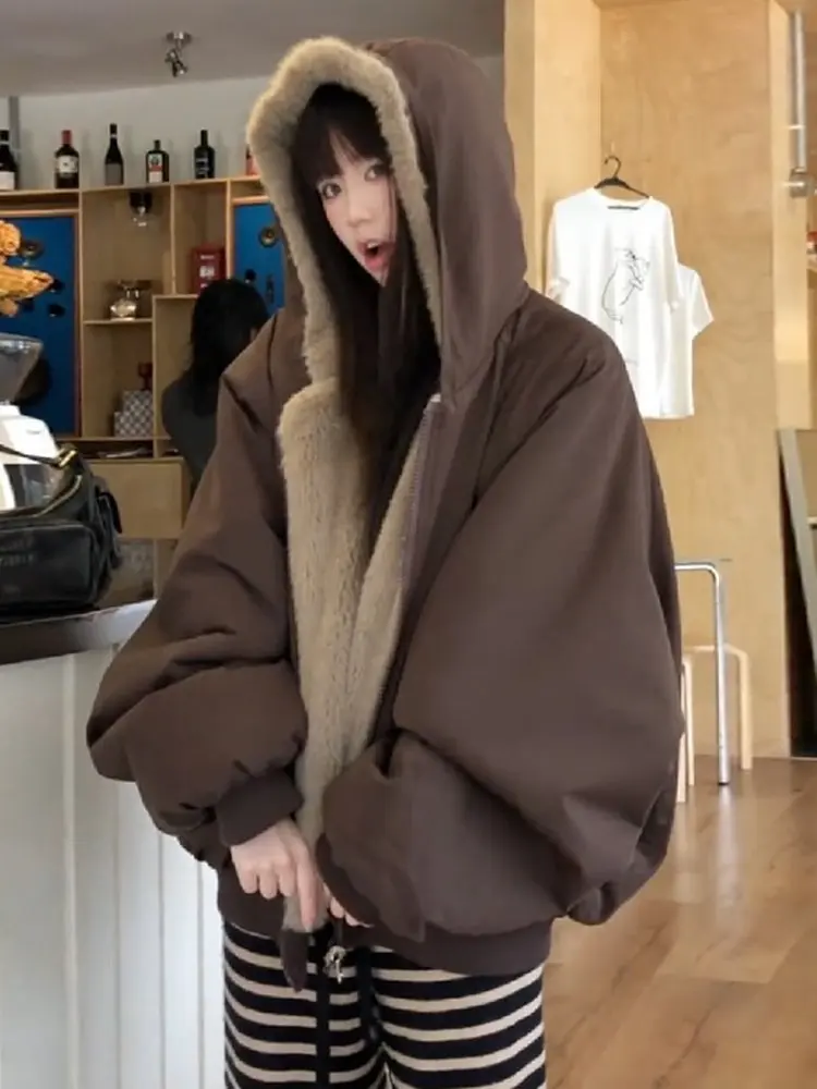 

Ретро-куртка в американском стиле с капюшоном Mountain Eagle, теплая хлопковая куртка для пар, верхняя одежда для мужчин и женщин