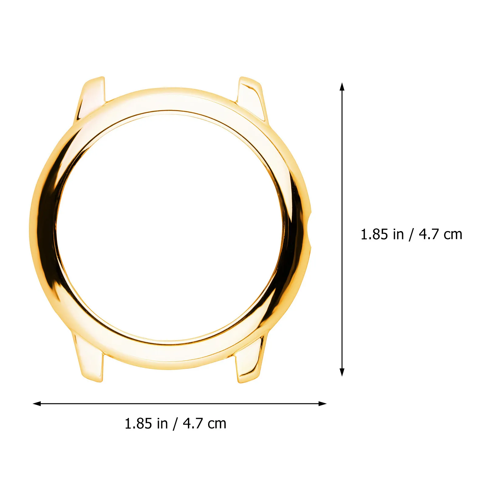 1Pcs Refined Metal Look Watch Protective Case for Solar Ls05 Easy Fit Lightweight Classic Style Smart Watch Frame Cover