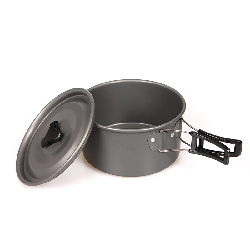 

Pan Portable Outdoor Camping Medium Pot for Single Picnic